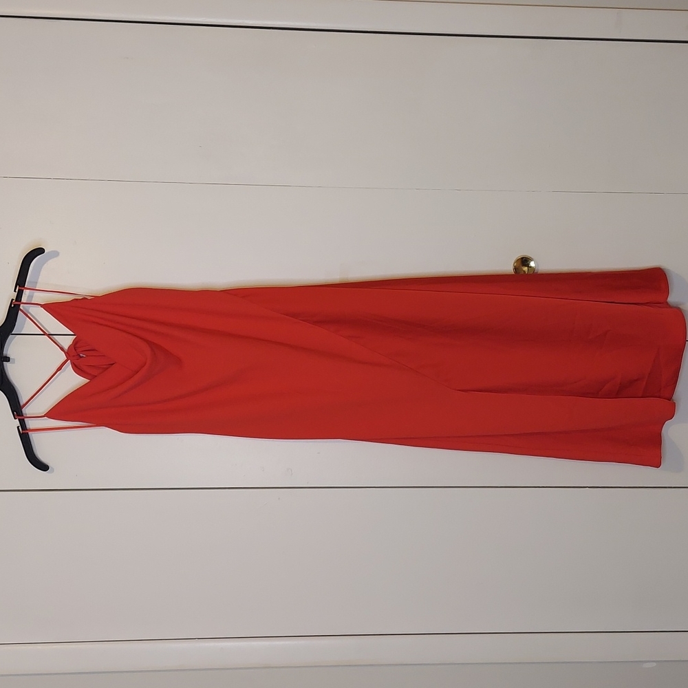 Cushnie for Target Red Halter Tie Neck Slip Dress Size 12 NWT - Picture 5 of 16